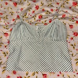 green stripe tank top